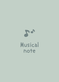 音符 [暗綠色] 簡單
