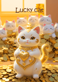 Lucky cat brings wealth prosperity 1