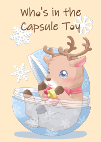 Who's in the  Capsule Toy-Christmas fawn