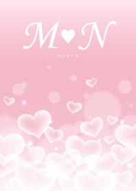 Initial -M&N- Heart cloud
