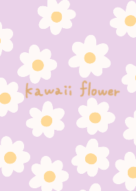 Simple cute flower purple