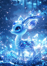 ⭐冰雪結晶雪花靈鹿❤️