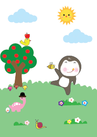 Cute penguin theme v.5