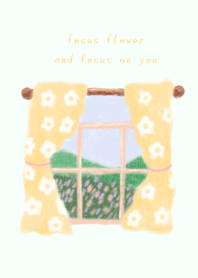 focus flower and focus on you