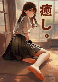 治癒系美少女-外婆家的高中女孩1.1咖啡色