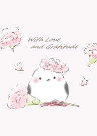 Shimaenaga&Carnation:purple