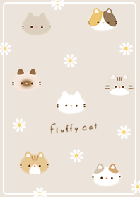 Beige spring fluffy cat 02_2