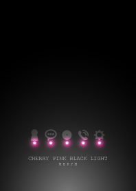 CHERRY PINK BLACK LIGHT ICON THEME
