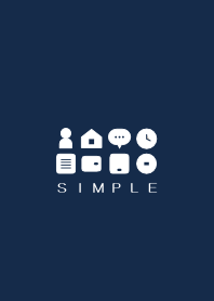 SIMPLE(white blue)V.588b