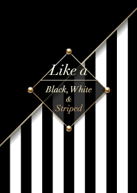 Like a - BLK, WHT & Striped #MilkCrepe