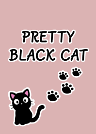 PRETTY BLACK CAT Theme/DUSTY PINK