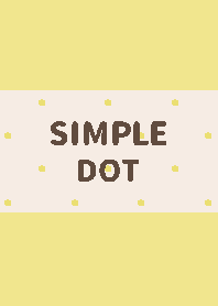 SIMPLE DOT【YELLOW】