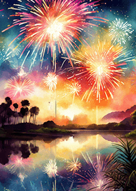 Beautiful Fireworks Theme#389