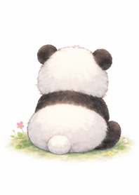 Fluffy Panda Butt: Cute & Cozy2