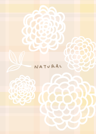 white line round flowers leaves28 Japan