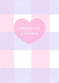 Checkered Pattern*Purple-Pink