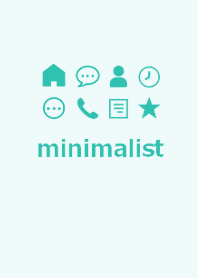 minimalist #turquoise green