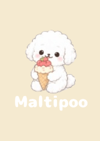 柔軟馬爾泰迪主題2 Beige 05