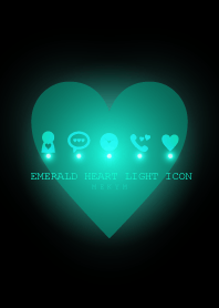 EMERALD HEART LIGHT ICON