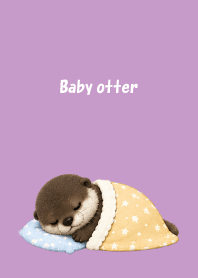 Baby otter02 light purple