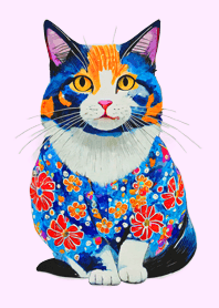 Cat looking this way01pink_JP