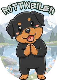 Rottweiler Power & Pride (B/W 01)