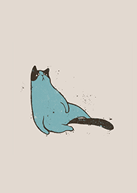Blue Lazy Cat