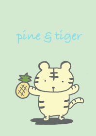 Tigre e abacaxi