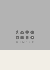SIMPLE(beige gray)V.1015b