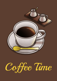 コーヒータイム【茶色】001