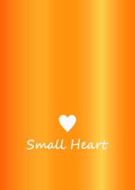 Small Heart *GlossyOrangeYellow 2*