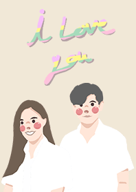 i love you : pastel