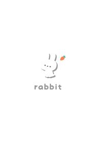 Rabbits5 carrot [White]