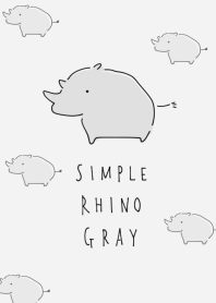 Simple rhino gray.
