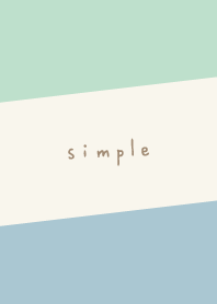 Simple 3color color19 from Japan