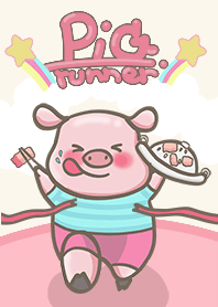 หมูน้อยนักวิ่งกับหมูกะทะของเขา