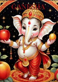 พระพิฆเนศสีแดง ร่ำรวย เงินทอง