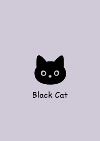 Black Cat|Dusty Lavender Simple#8