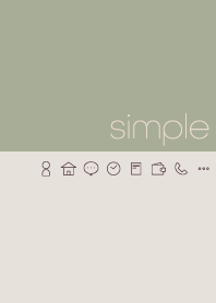 simple - kahki & beige