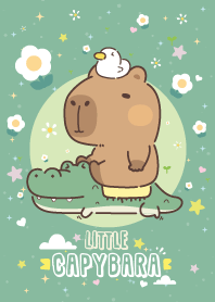 Capybara Little x Flower Garden