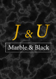 J&U-Marble&Black-Initial