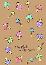 Colorful mushroom !!