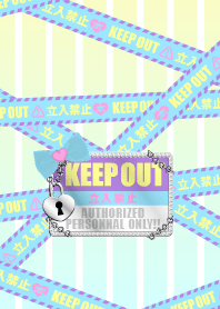 KEEP OUT Theme for girls YUMECAWAII 4