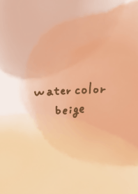simple watercolor beige