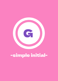 simple initial-G- THEME 54