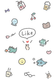 Finger Heart2 White01_2