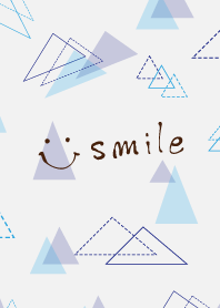 The blue triangle - smile2-