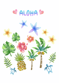 Watercolor happy summer7.