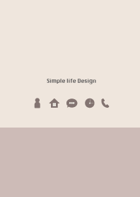 Simple life design -pink-