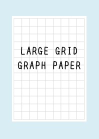 LARGE BLACK GRID GRAPH PAPER/LIGHT BL/YE